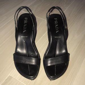 Prada Wedge Sandals